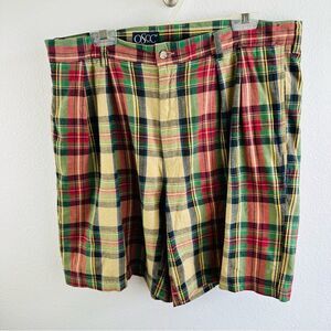Old School Clothing Co Plaid Shorts‎ Men’s Size 38 OSCC Golf